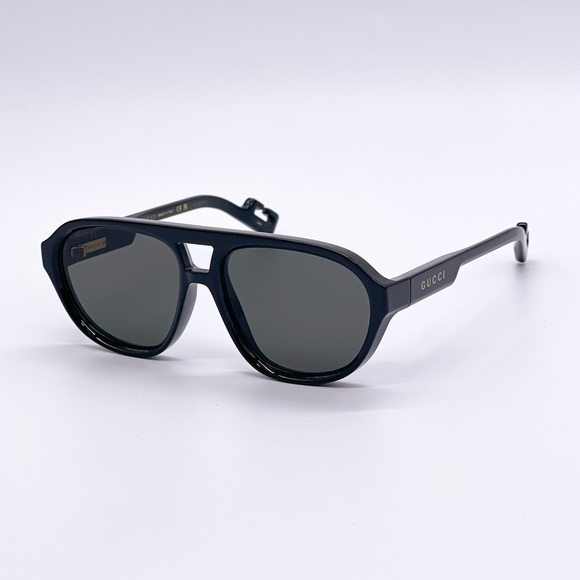 NEW GUCCI UNISEX BLACK SUNGLASSES - Picture 1 of 11